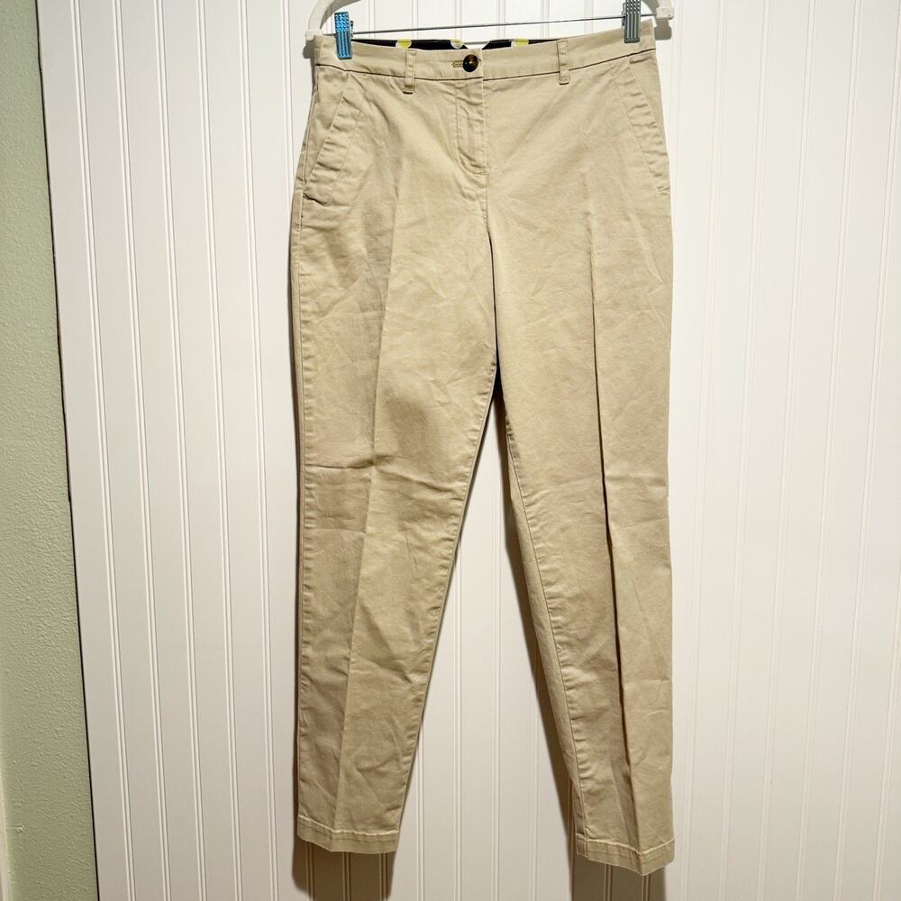 Boden Khaki Pants Straight Leg Size 6